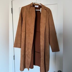 Zara Faux Suede Coat